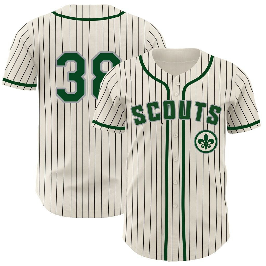 Pinstripe Baseball Jersey
