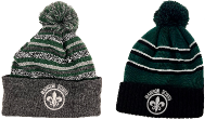 Cuffed knit hat with pom hotsell